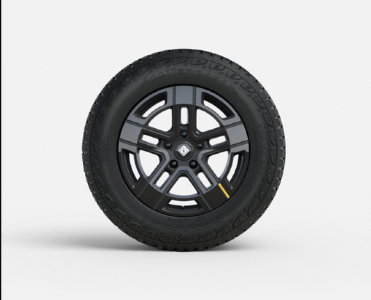 R1 20" All-Terrain Dark Wheel and Tire Set